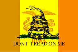 Don't tread one me Gadsden flag